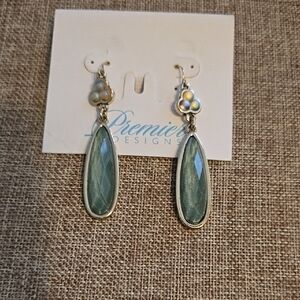 Premier Designs Green Earrings
